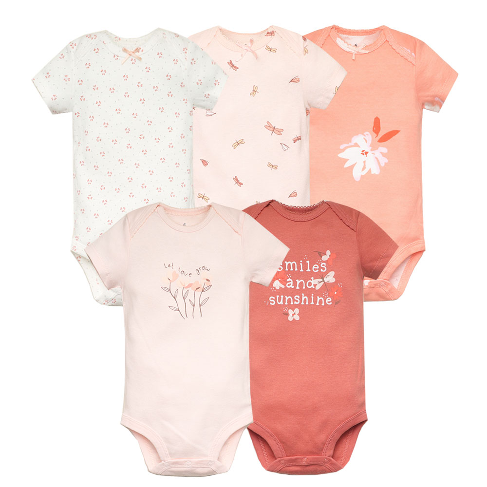 5pcs/lot Baby Bodysuit Fashion - Baby Clothing Crochet review and price
