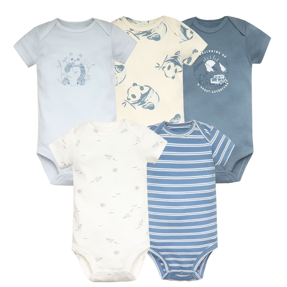 5pcs/lot Baby Bodysuit Fashion - Baby Clothing Crochet review and price