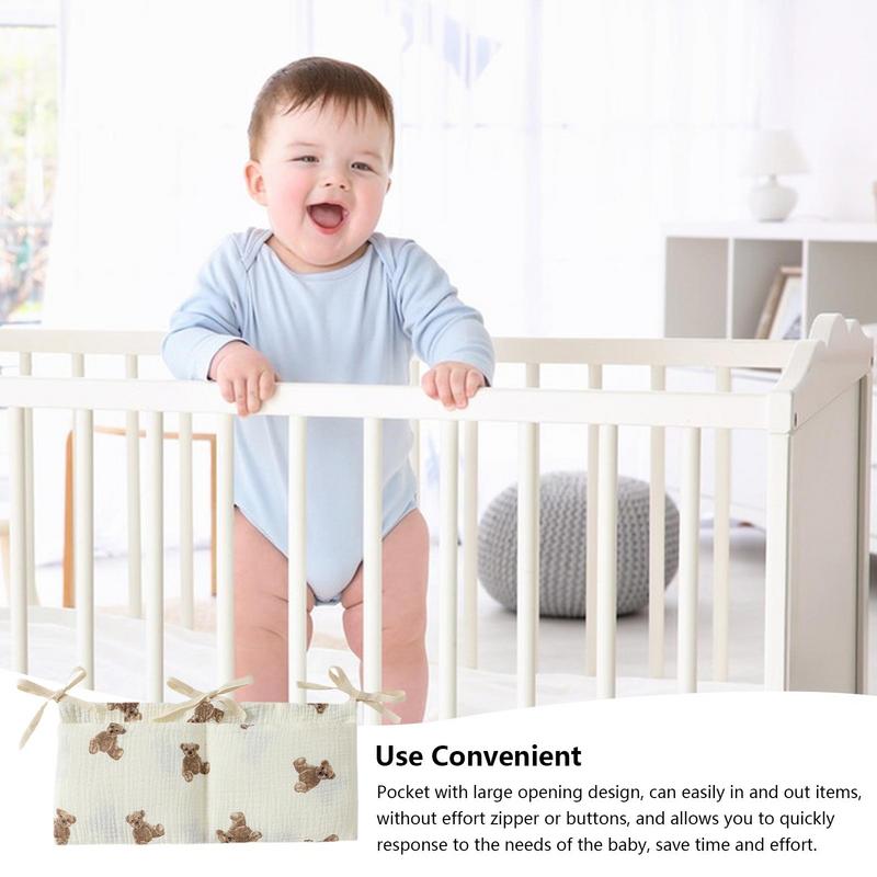 Baby Crib Organizer Cot Caddy  - Baby Clothing Bag review and price