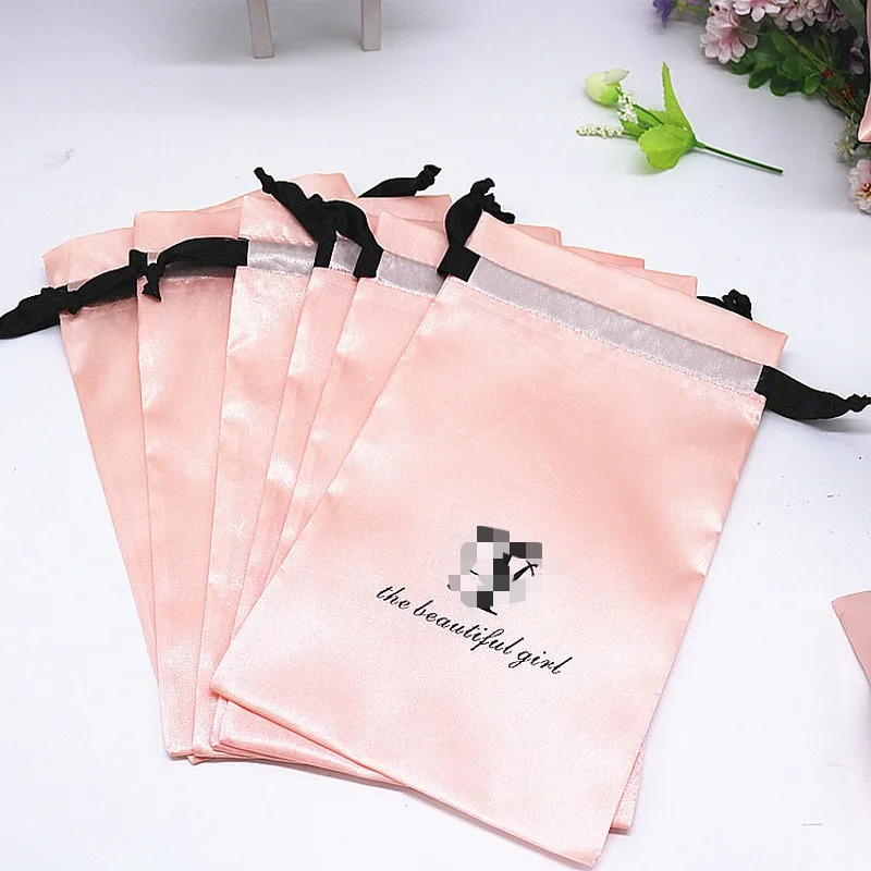 20PCS Baby Pink Silk Satin Pou - Baby Clothing Bag review and price